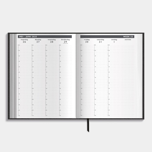 Afsprakenagenda D3 25/26 Lederlook