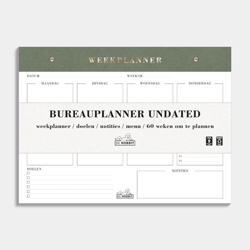 Bureauplanner Undated D1 24/25