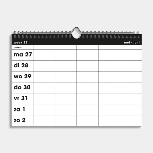 Fam. Planner Spiraal D5 24/25