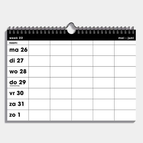 Fam. Planner Spiraal D5 25/26 Basic