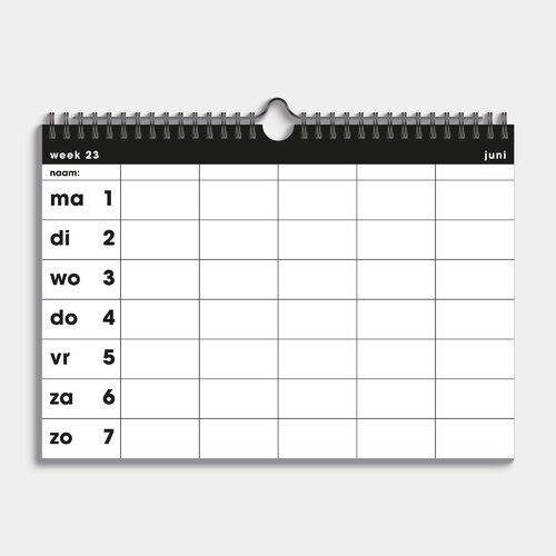 Fam. Planner Spiraal D5 26/27
