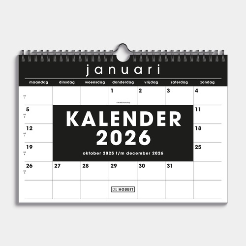 Maandkalender 2026 A4 Basic