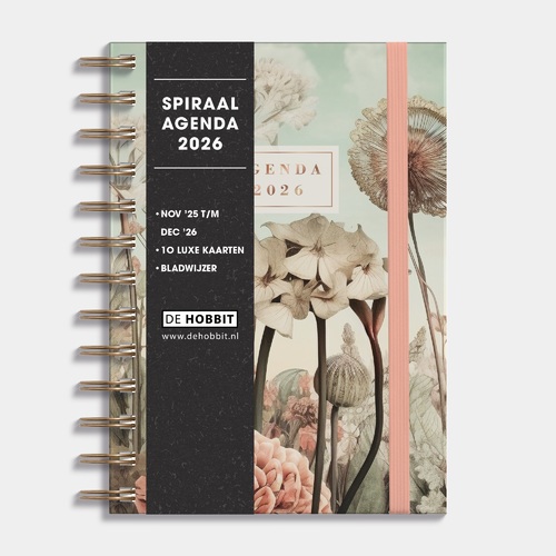 Ringband Agenda 2026 Medium Veldbloemen