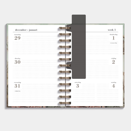 Ringband Agenda 2026 Medium Veldbloemen