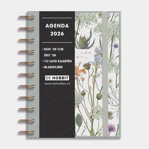 Ringband Agenda 2026 Weidebloemen