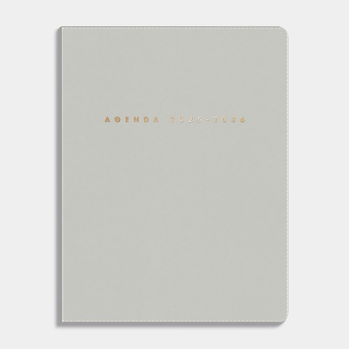 Agenda A5 Flex 25/26 Washed kraft lichtgrijs