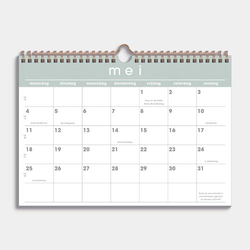 Maandkalender D2 26/27