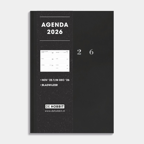 Basic Agenda 2026 A5 Zwart