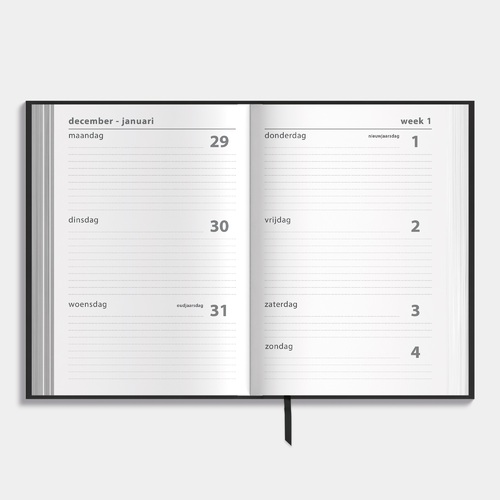 Basic Agenda 2026 A5 Zwart