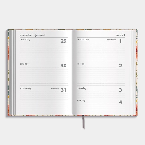 Basic Agenda 2026 A5 Vintage Bloemen