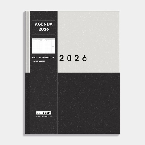 Basic Agenda 2026 +A4 Zwart/Wit