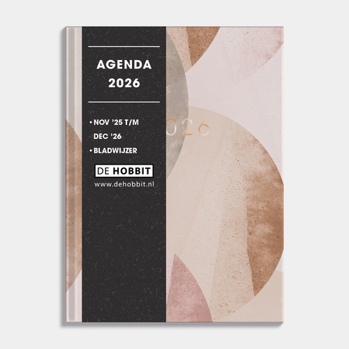 Pocket Agenda 2026 A6 Abstract Oudroze
