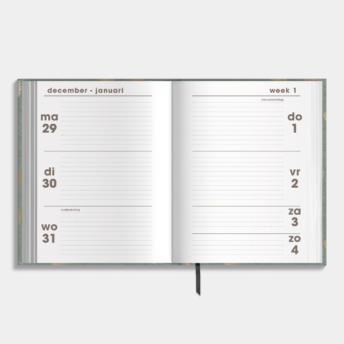 Pocket Agenda 2026 A6 Grinko Goud