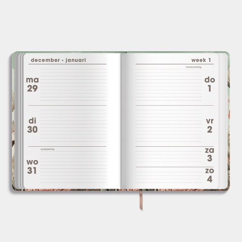 Soft Pocket Agenda 2026 A6 Veldbloemen