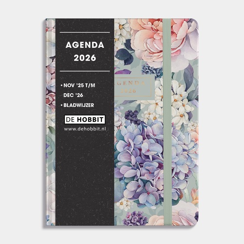 Soft Pocket Agenda 2026 A6 Hortensia
