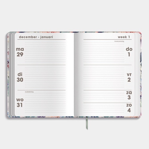 Soft Pocket Agenda 2026 A6 Hortensia