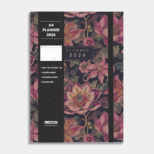 Planner 2026 A4 Klassiek Botanisch