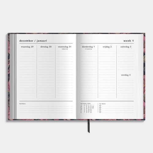 Planner 2026 A4 Klassiek Botanisch