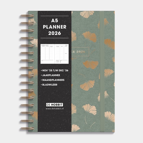 Planner 2026 A5 Grinko Goud