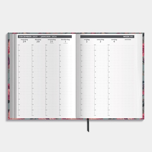 Afsprakenagenda 2026 A4 Klassieke Rozen