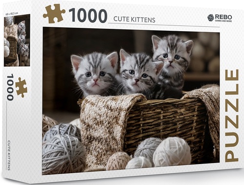 Cute Kittens (1000 Stukjes)
