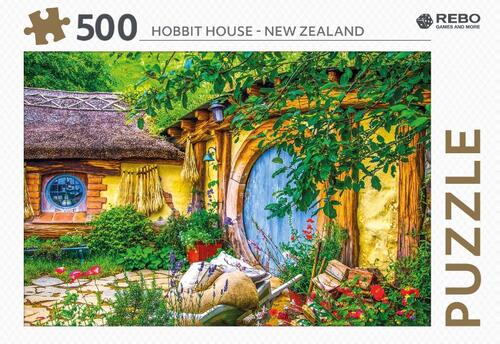 Matrix Opschudding Duplicatie Rebo legpuzzel 500 stukjes - Hobbit house - New Zealand, Rebo Productions |  Overig | 8720387822164 | Bruna