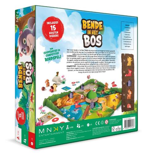 Bende in het bos - bordspel
