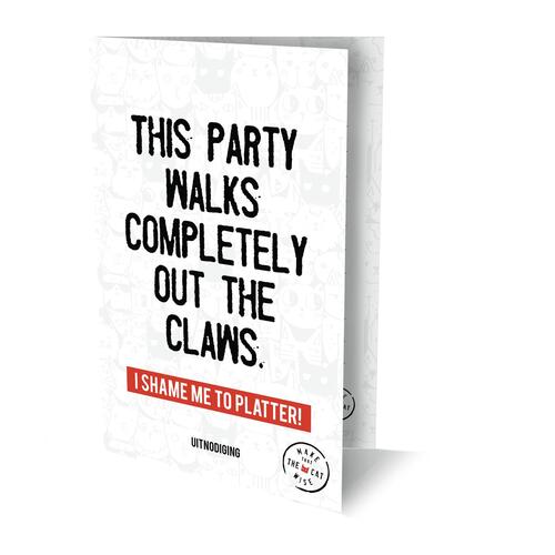 Make that the cat wise - Uitnodiging PK 939 set van 6