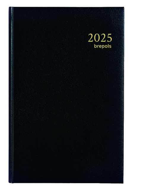 Abstractie ontslaan lood Agenda 2023 Brepols Saturnus Lima 7Dag/2Pagina's Zwart | Kantoorartikel |  900009 | Bruna