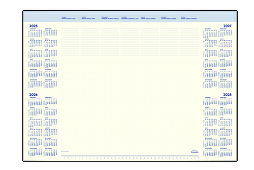 Onderlegblok 2024 Brepols Desk Mate 7Dag/1Pag 42.2X59CM 35Vel In Houder