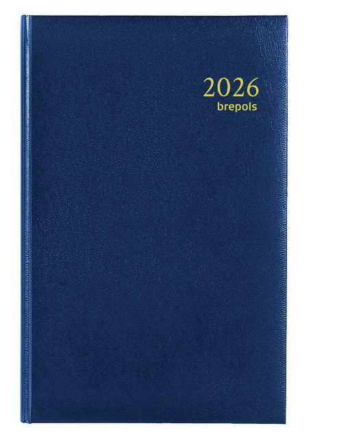 Agenda 2025 Brepols Saturnus Lima 7Dagen/2Pagina's Blauw