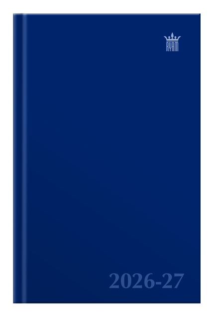 Schoolagenda 2025-2026 Ryam Studie Uni 7Dagen/2Pagina's Donkerblauw