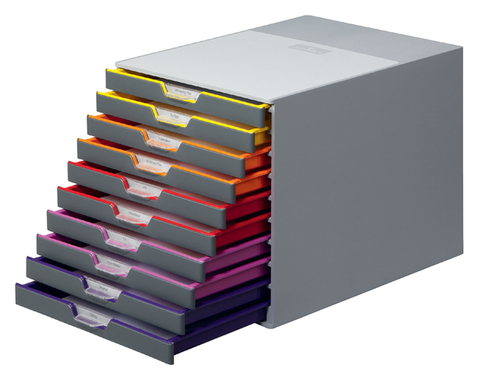 Ladenbox Durable Varicolor 10 Laden Grijs