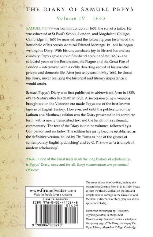 The Diary of Samuel Pepys