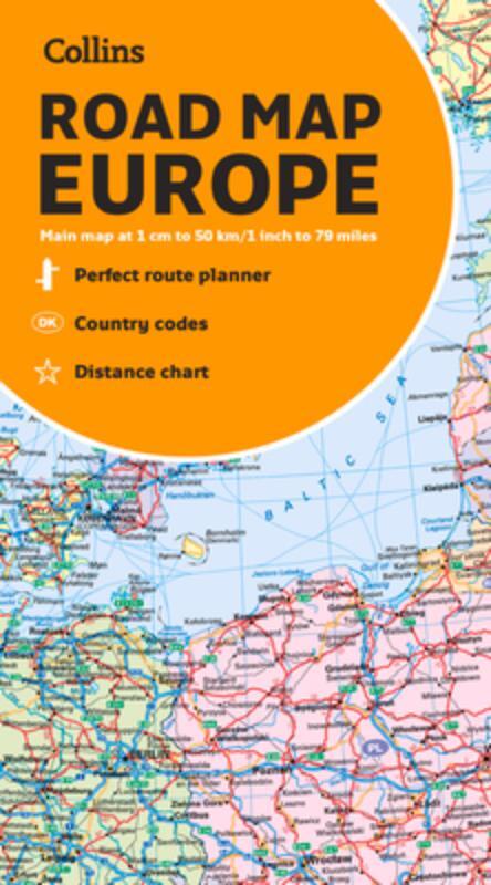 Collins Map of Europe