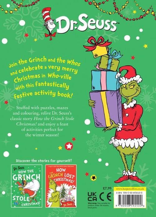 The Grinch Christmas Activity Book