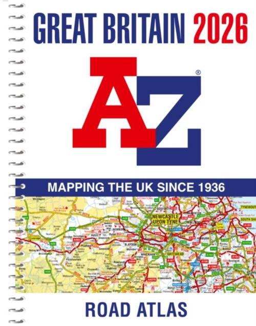 Great Britain A-Z Road Atlas 2026 (A4 Spiral)
