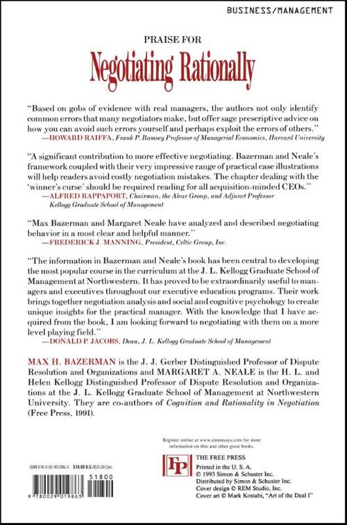 Negotiating Rationally