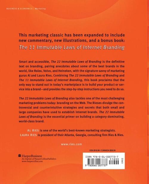 The 22 Immutable Laws of Branding