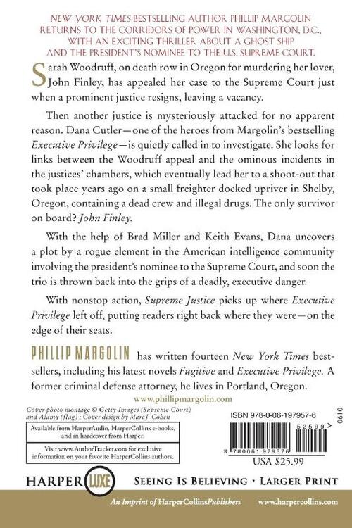 Supreme Justice: A Novel of Suspense Large Print