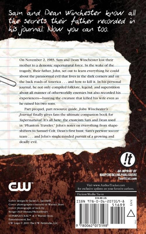 Supernatural: John Winchester's Journal