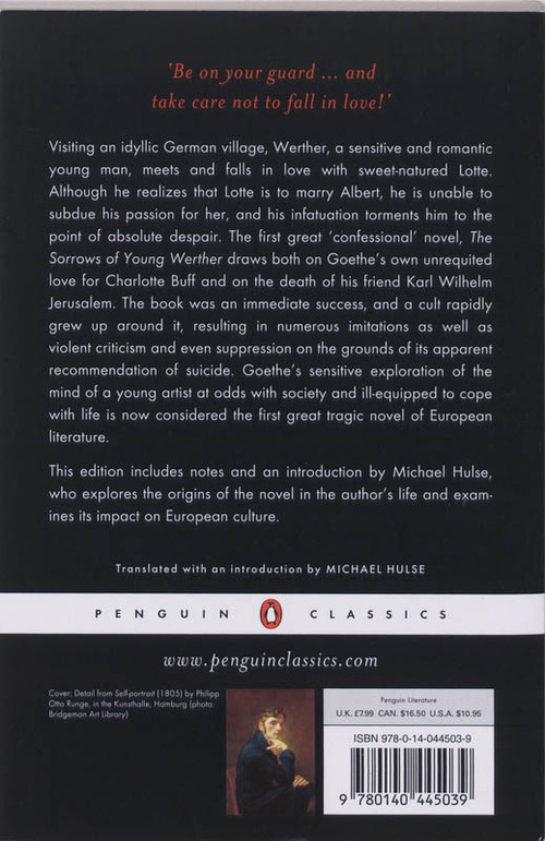 The Sorrows of Young Werther