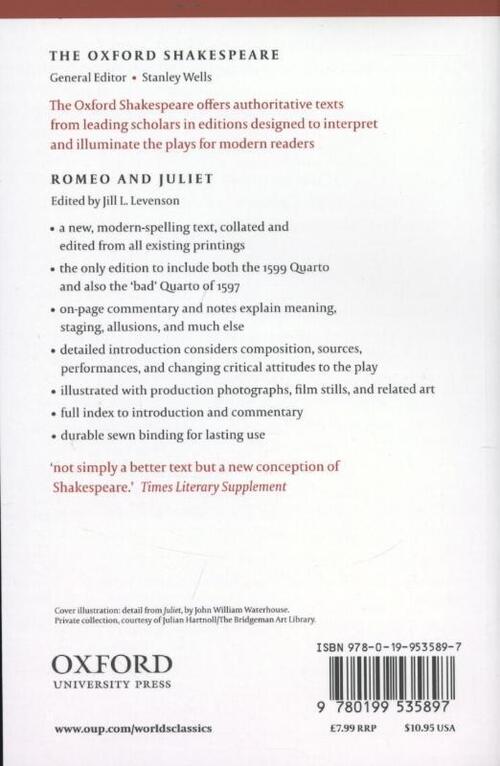 Romeo and Juliet: The Oxford Shakespeare
