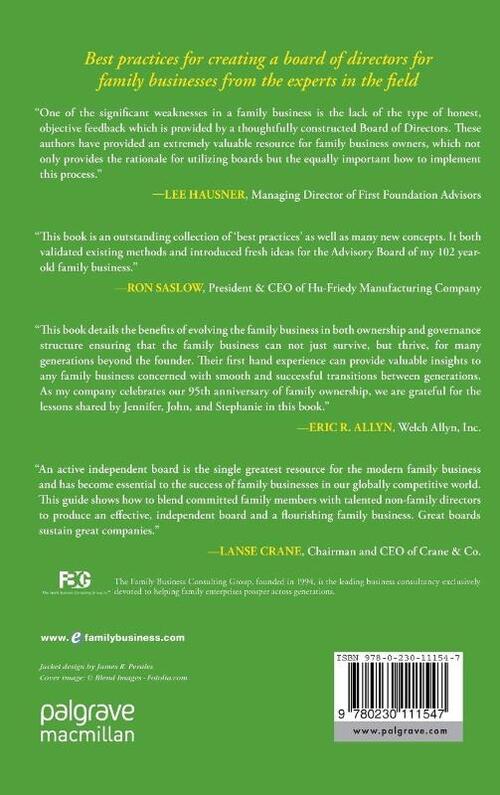 Building a Successful Family Business Board