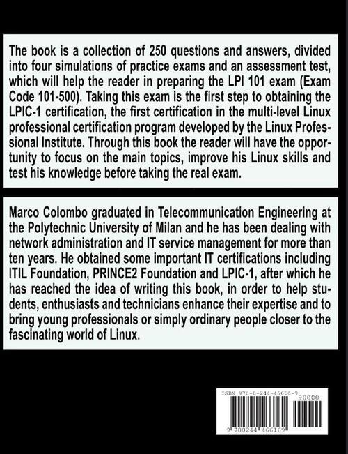 LPIC-1 101-500 Practice Exams - 250 Questions and Answers to test your knowledge