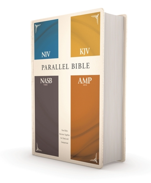 NIV, KJV, NASB, Amplified, Parallel Bible, Hardcover