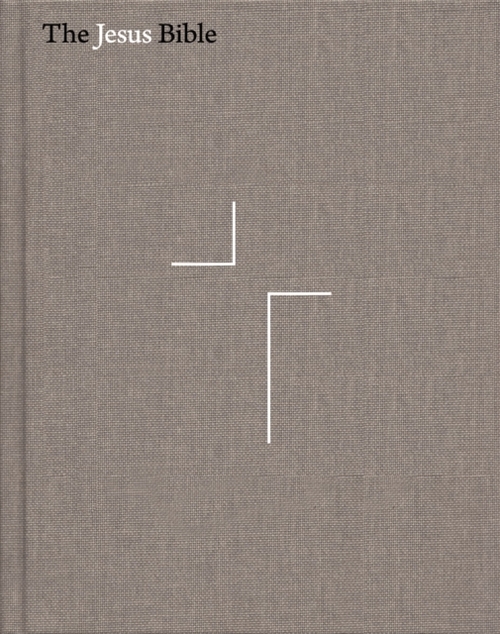 The Jesus Bible, NIV Edition, Cloth over Board, Gray Linen, Comfort Print
