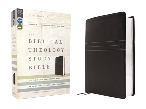 Niv, Biblical Theology Study Bible (Trace the Themes of Scripture), Leathersoft, Black, Comfort Print: Follow God's Redemptive Plan as It Unfolds Thro