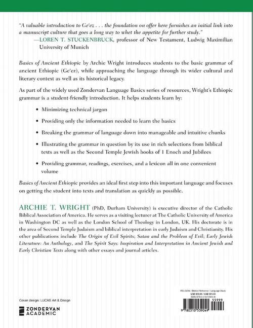 Basics of Ancient Ethiopic