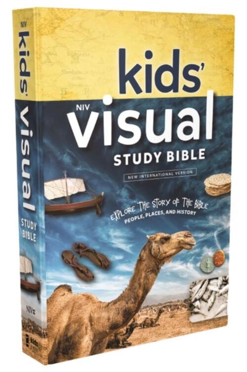 NIV Kids' Visual Study Bible, Imitation Leather, Teal, Full Color Interior